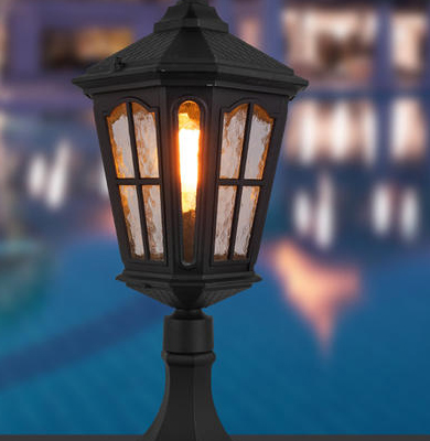 沙依巴克柱头灯