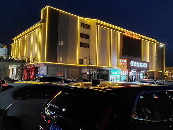 沙依巴克楼体亮化