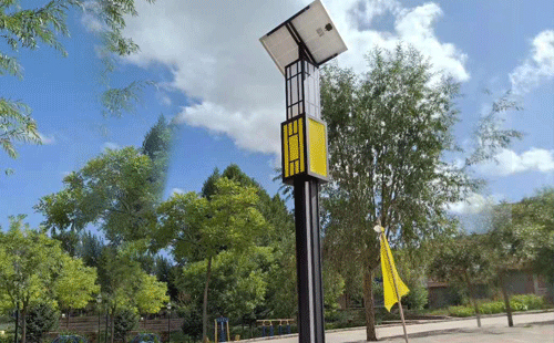 沙依巴克智慧路灯安装